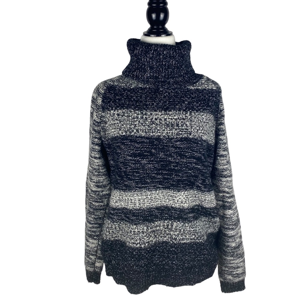 RW&CO Womens Chunky Knit Cozy Long Sleeve Turtleneck Sweater - Size L